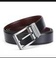 Premium quality reversible mens leather belt two in one black and brown. 
