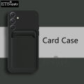Phone case Samsung Galaxy A55 Soft Card Holder Slot Silicone Wallet Back cover Samsung Galaxy A55 case. 