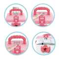 WD - Money Bank Girls Characters Multifunction ATM Saving box, Cute Purse, Money Safe Ban, Piggy Bank, Safe With Key and Sounds for Girls. 