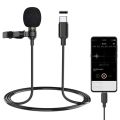 3.5mm Microphone Professional Collar Lavalier Mic for Voice Recording Lapel Mic For Mobiles Tiktock. 