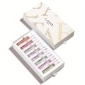 8 Pcs, LASTAR Long-Lasting Eau De Toilette Spray Gift Set For Elegant Women And Girls, - Charming Vanilla Jasmine Gardenia Orange Osmanthus Fragrance, An Ideal Gift For Her, Travel Size Perfume. 