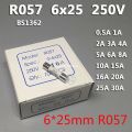 10Pcs R057 6*25mm Fast blow Ceramic Fuse 6x25 Fuse 250V 0.5A 1A 2A 3A 4A 5A 6A 8A 10A 13A 15A 16A 20A 25A 30A. 