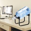 Water Dispenser Stand, Portable Stainless Steel Water Jug Stand  Water Bottle Stand Rack with Water Spouts Dispenser. 