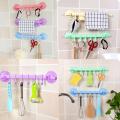 New Kitchen Vacuum Suction Cup Wall Hooks Adjustable Bathroom Hanger Organizer. 