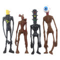 4Pcs/Set Siren Head Model Light Effect Movable Hands Funny Horror Siren Head Model Toy for Collection. 