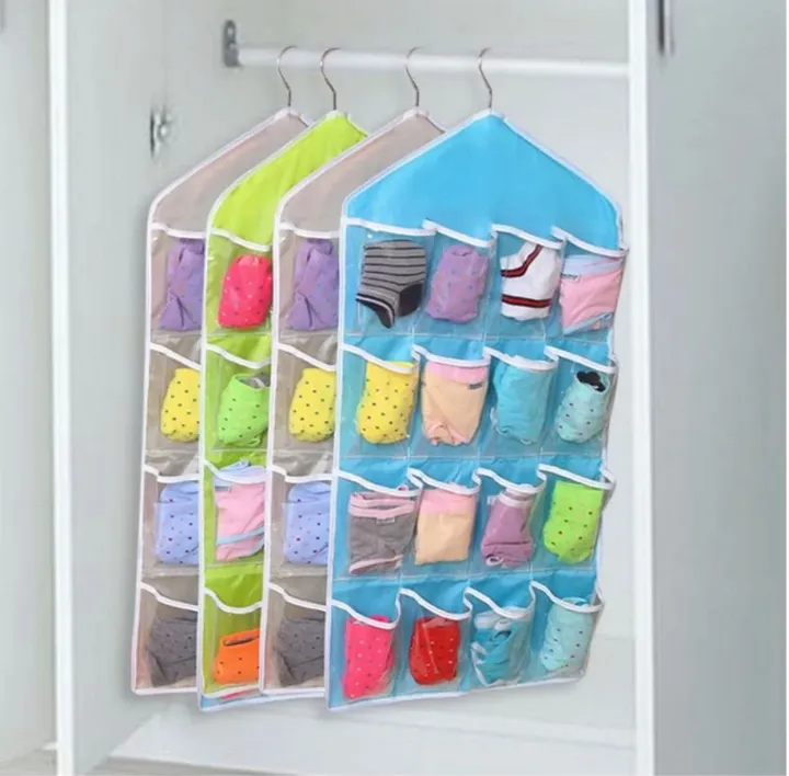 16%20Pockets%20Wall%20Wardrobe%20Hanging%20Organizer%20Socks%20Underwear%20Sundries%20Sorting%20Storage%20Bags%20Space%20Saver%20Wardrobe%20Organizer%20Bag%20-%20Image%202