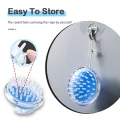 Silicone Shampoo Hair Wash Brush Hair scalp Massage Brush Head Anti Dandruff Haircare Massager Someday Silicone Comb Brush scalp Massager Bath. 
