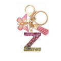 Unique Keychains For Women Handbag Accessories Snowflake Keychain Personalized Key Chains Alphabet Keychain. 