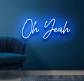Oh Yeah Neon Sign  Neon lights  Neon lights for room  neon lights for room name  light  lights for decoration   lights for room decoration  Wall Decoration items  Wall Decoration items for home  Neon light  Neon Walls. 