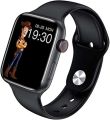 HW22 Plus Smart Watch Series 6 / 1.75 Inch Touch Screen 44mm With Silicone Band / Bluetooth Call / Rotating Crown and Full Screen / Wireless Charging / Health Monitor / Fitness Tracker (Black). 