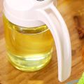 600ml Oil Glass Bottle Jar, Soy Sauce Chili Oil Bottle, Glass Olive Oil Bottle, Oil Leak-proof Kitchen Bottle, Gravy Oil Pourer Bottle For Cooking. 