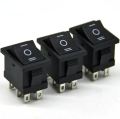 KCD1 Push Button Switch 15x21mm 2 /3 Pin SPST Mini switches 10A/125V 6A/250V Snap-in On-OFF ON-OFF-ON Boat Rocker Switch. 