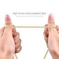 Nylon Micro USB Charger iRulu eXpro P2 for HomTom HT50, HT30, HT27, HT17, HT10, HT7 Pro Data & Sync Charging Cable. 