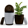 Elevate Your Space with Fast Forward Extra Large Plant Pots: Two Vibrant Colors, Drainage, Perfect for Indoor Planters - Explore Multi-Packs for Plastic Planters, Cactus, and Succulents Decor. 