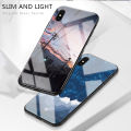 ZeroQiQi for Vivo Y55 / Y55S / Y55L / Y55A Back Cover That Year Personalized Patterns Tempered Glass Phone Case. 