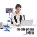 【HOT】 Universal Mobile Phone Holder Flexible Lazy Holder Adjustable Cell Phone Clip Home Bed Desktop Mount Bracket Smartphone Stand. 