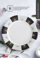 Look Smart Melamine Dinner Set 80 Pcs Single Glazed. 