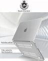 Macbook Shell Case for MacBook Pro 16 inch  Model A2141 - Touch Bar & Touch ID & Retina Display - Release in 2020 2019 - MVVJ2LL/A , MVVL2LL/A , MVVK2LL/A , MVVM2LL/A Transparent / Black. 