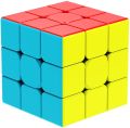 Stickerless 56mm Qiyi Warrior S Rubiks Cube 3x3 - Magic Speed Cube Puzzle Toys Rubik's Cube 3x3, Memory and Responsiveness Rubik Cube, Concentration Rubic Cube ( 56mm ) Rubix Cube. 