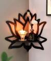 Lotus Shaped Wall Shelf, Latest Wooden Wall Shelf, Trending Corner Shelf, Wall Decoration Items   Room Decoration Items for Plants, Home Decoration Candle Stand Decorating Items |Candle Holders | Wall Decor | Trending Wall Decor | Wall Shelf. 