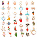 10Pcs Mixed Enamel Unicorn Animal Birds Tree Charms Pendants DIY Necklace Bracelet Handmade Jewelry Making Accessaries. 