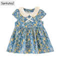 Flower Princess Girls Summer Dress Infant Toddler Girl Dresses Cotton Baby Clothing. 