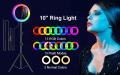 MJ33 RGB LED Soft Ring Light 33CM (13-inch) With Phone Holder USB Plug Include Stand. 