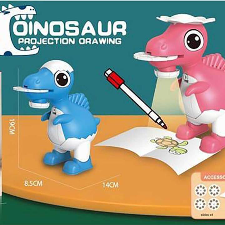 Dino Trace And Draw Projector Toy - Drawing toys for kids - Kids Projector Painting