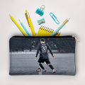 Messi Pencil Pouch Stylish Storage Bag for Football Leo Fans. 