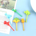 6pcs/set dinosaur Mini Animal Cartoon Food Picks Children Snack Fruit Lonni. 
