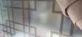 privacy glass paper / Self Adhesive WaterProof, For Kitchen, Cabinets, Walls and Furniture / glass paper / window and door glass film multiple size. 
