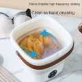 Electric Portable Folding Washing Machine / Dryer Portable Laundry Mini Portable Washing Machine, 3 Modes Deep Cleaning Half Automatic Washt, Mini Foldable Washing Machine,Suitable For Socks, Underwear, Baby Clothes,Perfect for Camping, Travelling, |. 