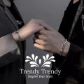 Trendy Trendy 2Pcs/ Set Lovers Magnet Couple Bracelets Heart Attraction Magnetic Broken Heart Bracelet For Men and Women Valentines Day Gift For Lovers. 