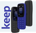 Nokia 105 (Simba) 2022 Edition Dual Sim 1 Year Warranty. 