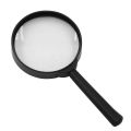 High Power Magnifying Glass | Handheld 5x Magnifier Lens for Reading Small Prints, Maps, Coins, and Jewelry ( Diameter 50mm, 90mm). 