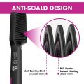 2 in 1 Electric Hair Straightener Curler Heating Styling Comb Straightening Brush - Multicolors. 