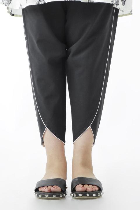EGO%20All%20Season%20%20Outlined-Pants%20%20Black%20Cotton%20Stitched%20Trouser%20for%20Women%20-%20Image%203