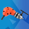 Right angle adapter right extension 90 degree electric drill mount 9.5mm round shank with handle. 