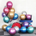 MULTI METALLIC CHROME BALLOONS PACK ( PACK OF 10 MULTI BALLOONS ). 