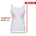 One Piece High Quality Men's Cotton white Sleeveless Vest Banyan | Softness, Lightweight Inner wear for gents Men Boys. 