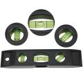 Mini Magnetic 3 Bubble Level Gradienter Horizontal Spirit Level 45 Degree Vertical Horizontal Ruler Measuring Ruler. 
