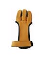 3 finger Archery Shooting Glove pure leather  Bow Gloves. 