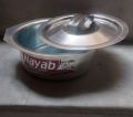 1 Piece Pot Degchi with Lid Silver Aluminum Adonized Capacity 800grams. 