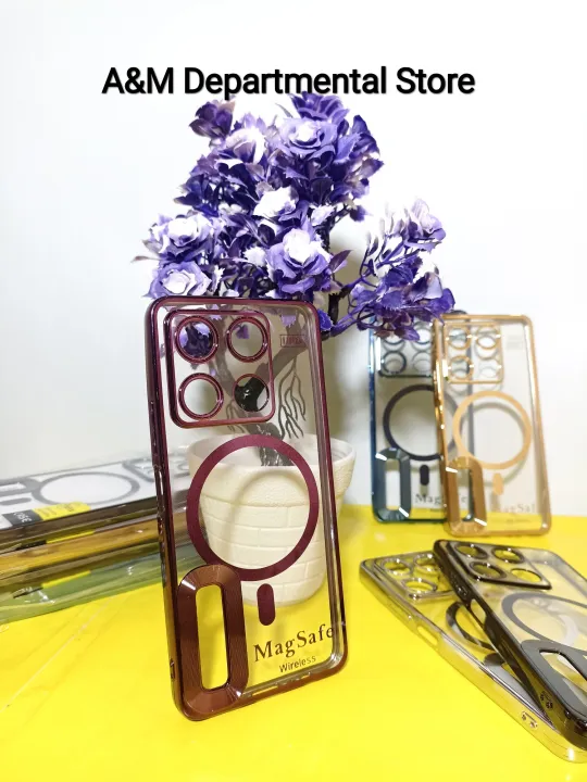 Infinix%20Note%2030%20Pro%20Back%20Cover/Case%20Camera%20Protection%20MagSafe%20Style%20Transparent%20Body%20with%20Color%20Scheme%20Border%20-%20Image%206