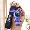 Lightning Play Bear key chain Astronaut Robot Silicon Resin Keychain With Strap keyring for girls keychian for girls fashion key rings for girls Bike keychain car keychain Jewelry Men's Fashion Car Key Chains Doll keyrings. 