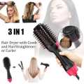 New Imported 3 in 1 Hair Dryer Brush Iron Hair Straightener Curler Comb Electric Blow Dryer With Comb Hair Brush Roller in pakistan. 