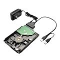 USB to SATA/IDE Converter, Cable, Adapter with 12V Power Supply - Connect All SATA/IDE Hard Drives. 