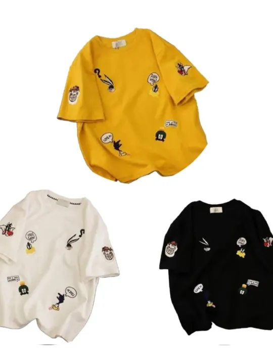 Looney%20tunes%20cartoon%20print%20T%20shirt%20For%20girls%20and%20women's%20Pack%20of%203%20-%20Image%203