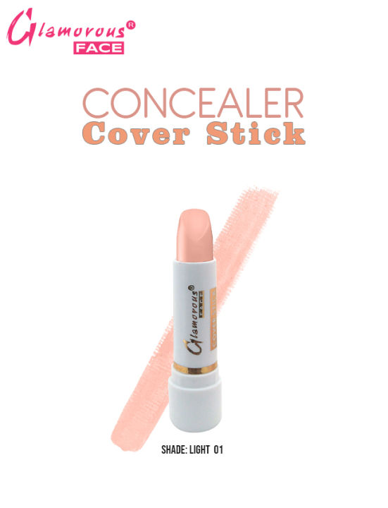 Glamorous Face Concealer Stick ,Oil Free Cover Stick ,Erazer Dark Circle