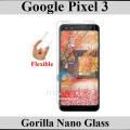 Google Pixel 3 Flexible Glass Screen Protector - Clear Front Glass. 